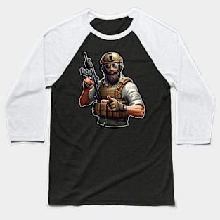 Tactical Man Baseball T-Shirt